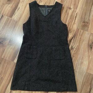 VTG 90s American Eagle Wool Blend Tweed Dress Sz M